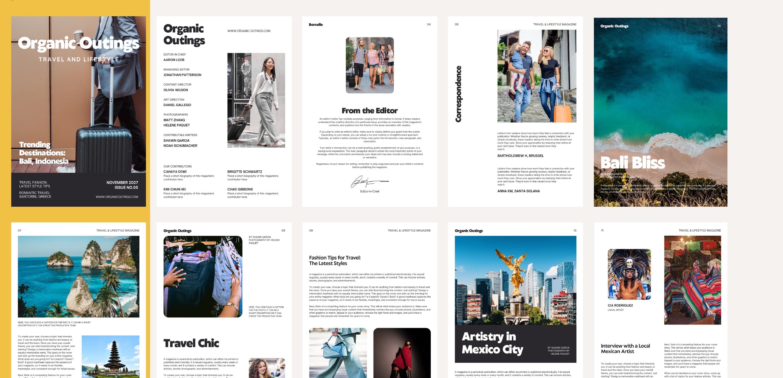 Editorial Magazine Design